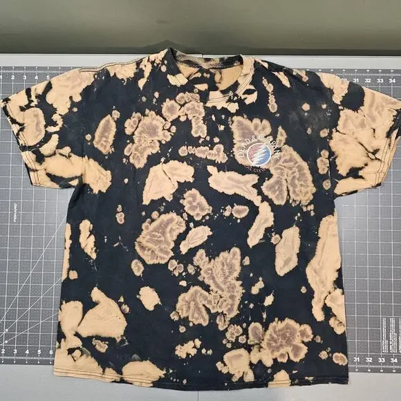 Grateful Dead & Company Crew Tshirt XL 2015 Tour Band Concert Liquid Blue Y2K - Picture 1 of 10